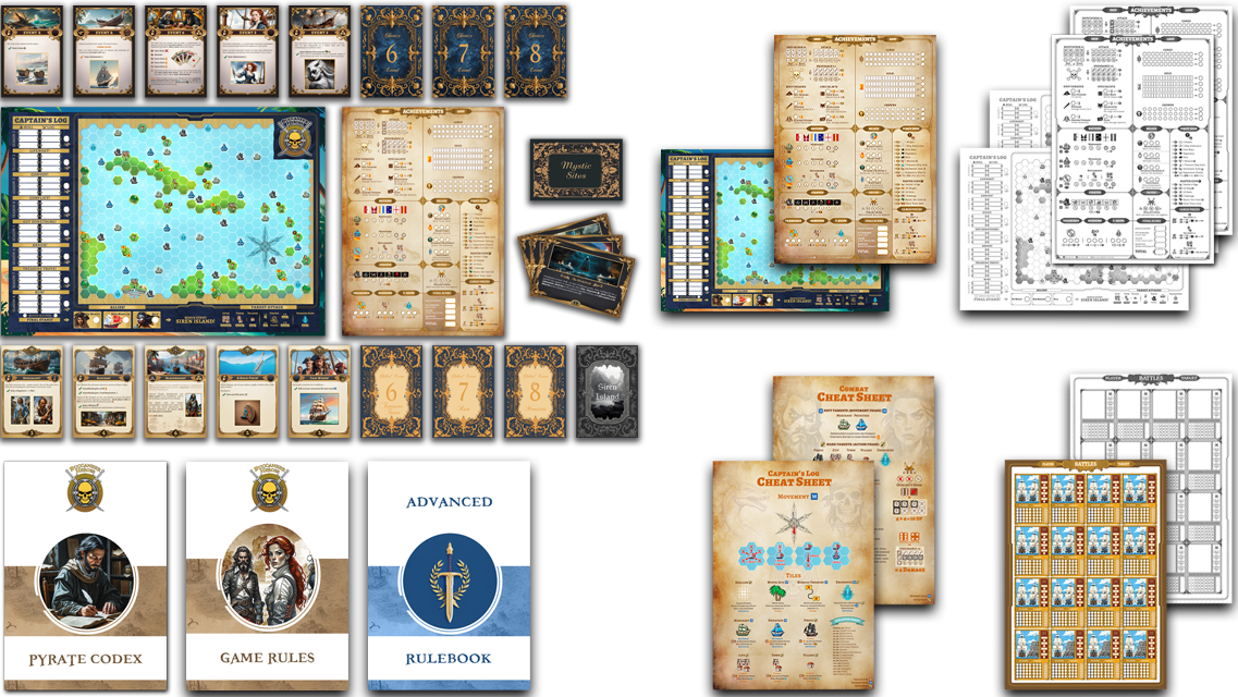 all buccaneer heroes material